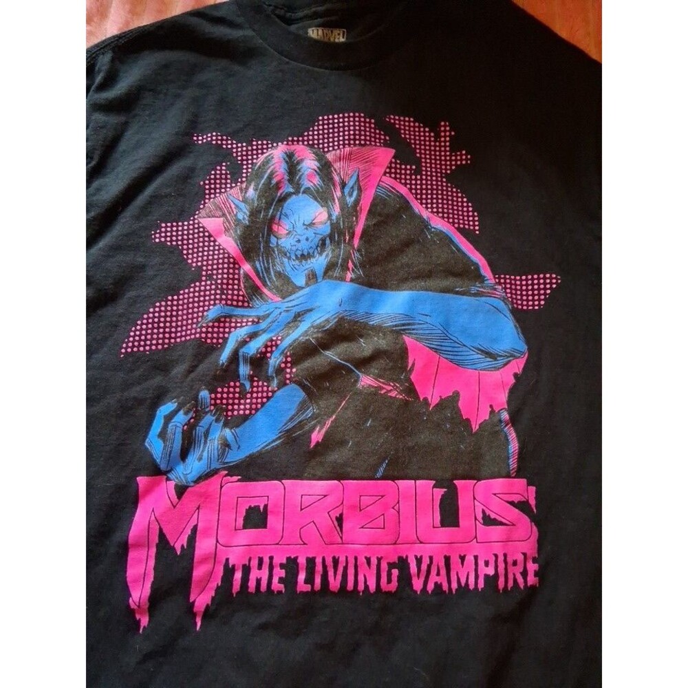(#2) Vintage MORBIUS The Living Vampire TShirt Men SZ M Marvel Halloween Horror